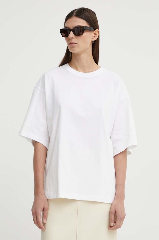 Day Birger et Mikkelsen t-shirt bawełniany Drew - Heavy Jersey RD biały DAY65243228