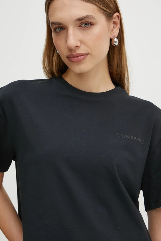 PLEIN SPORT tricou negru AADC.WTK3544.SJY001N