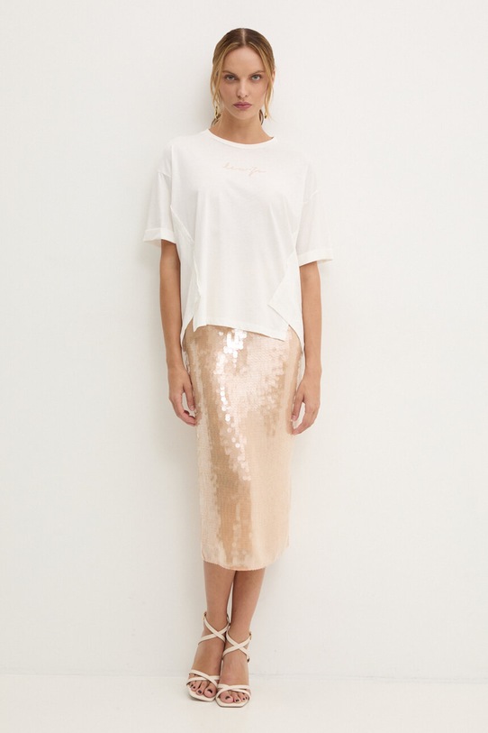 Liu Jo t-shirt TF4006.JS923 beige AW24