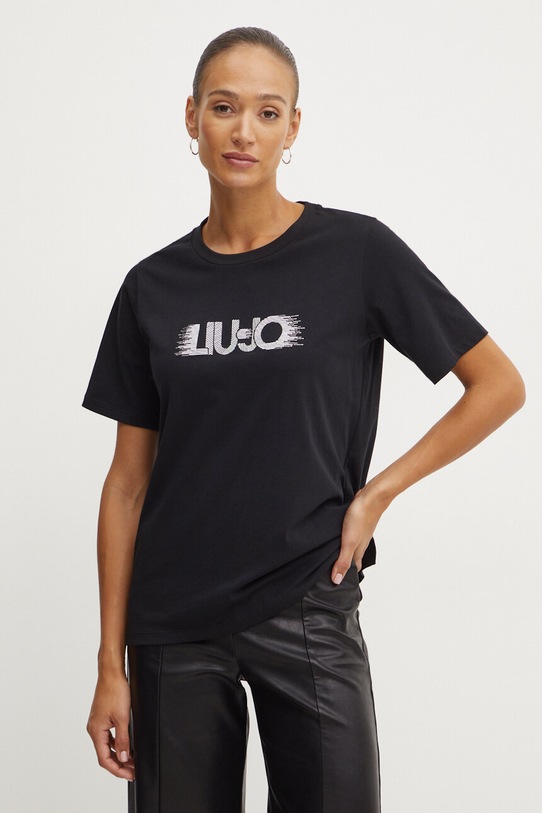 Liu Jo tricou print negru TF4020.JS923