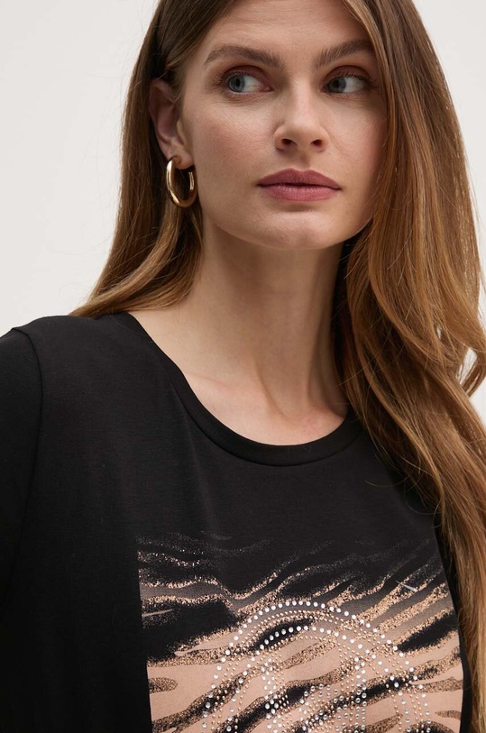 Tričko Liu Jo čierna TF4076.JS088