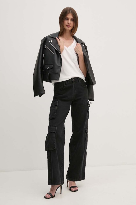 Liu Jo t-shirt bawełniany TF4078.J6040 biały AW24