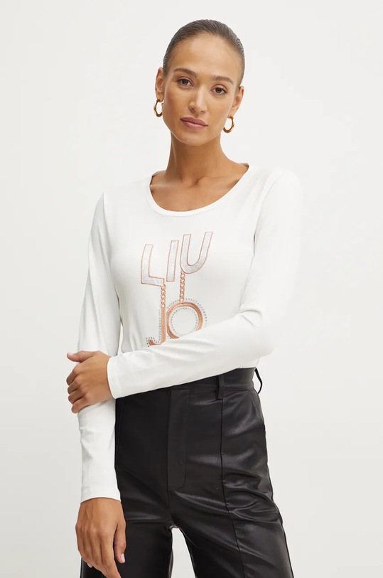 Liu Jo t-shirt sovrastampa bianco TF4206.JS088