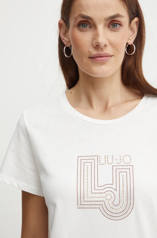 Abbigliamento Liu Jo t-shirt in cotone TF4209.J6040 bianco