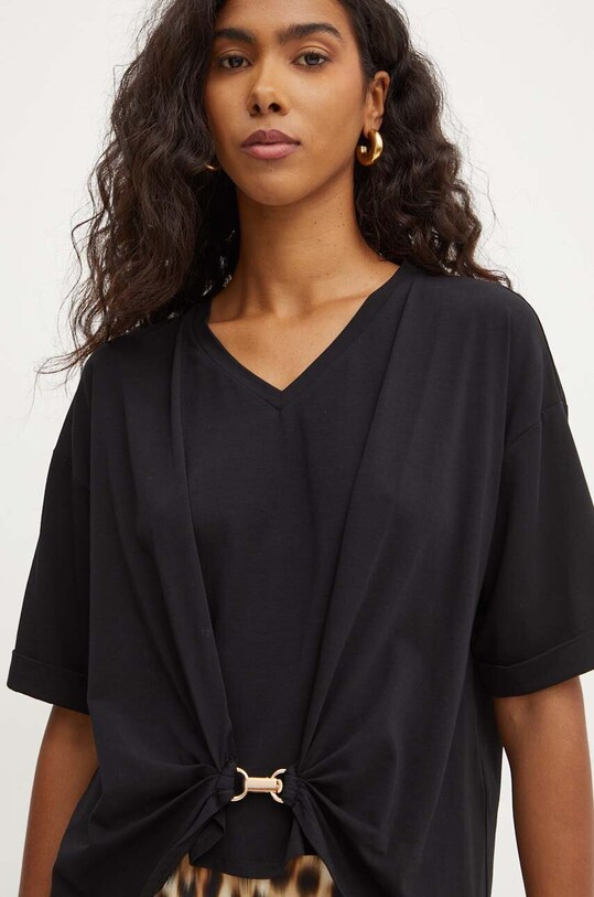 Liu Jo t-shirt czarny TF4307.JS088