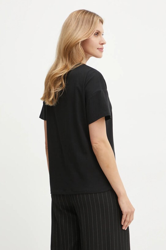 Odzież Liu Jo t-shirt bawełniany WF4104.J5904 czarny