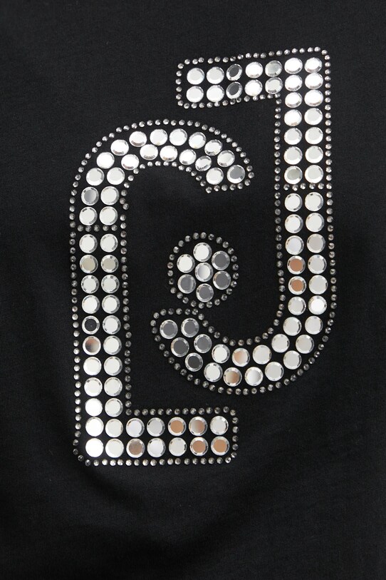 Liu Jo t-shirt bawełniany WF4104.J5904 czarny
