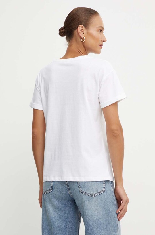 Îmbrăcăminte Liu Jo tricou din bumbac WF4177.JS923 alb