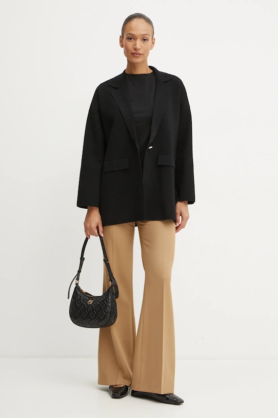 Liu Jo t-shirt bawełniany WF4284.J5904 czarny AW24