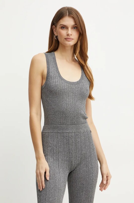 Liu Jo top cu modele gri WF4465.MS64J