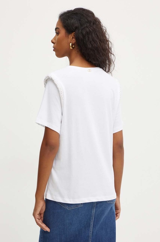 Îmbrăcăminte Liu Jo tricou din bumbac WF4495.J6308 alb
