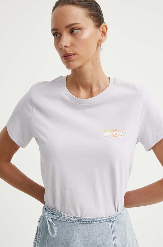 Levi's t-shirt bawełniany fioletowy 17369.2746