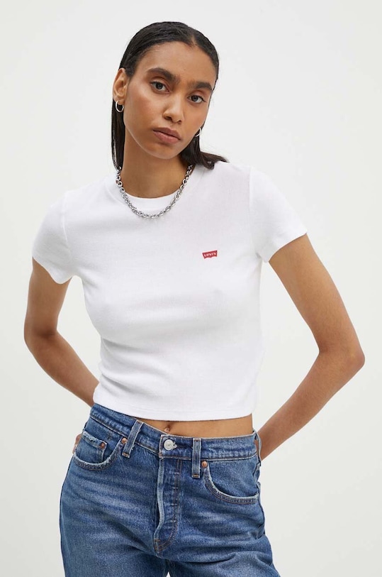 Levi's tricou uni alb A7419