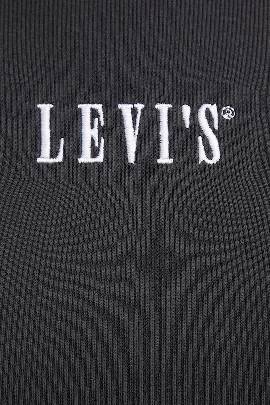 Levi's top din bumbac A9415 negru