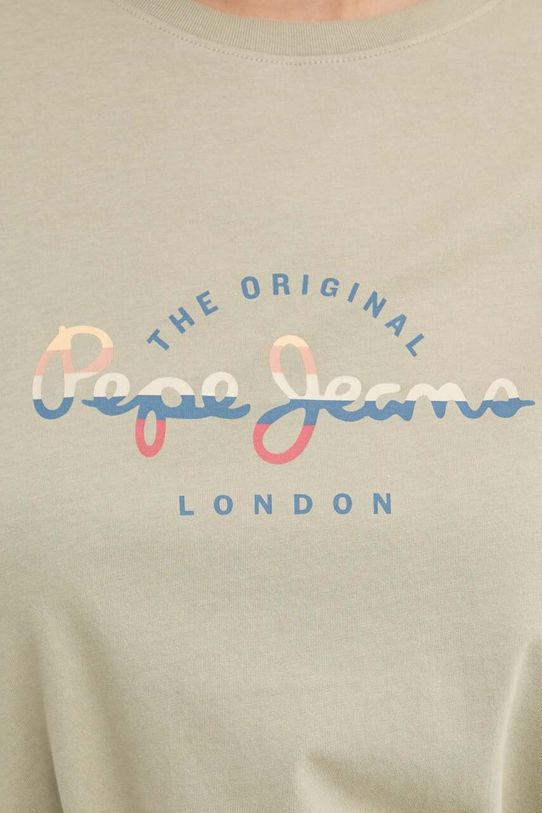 Pamučna majica Pepe Jeans EVETTE PL505880 zelena