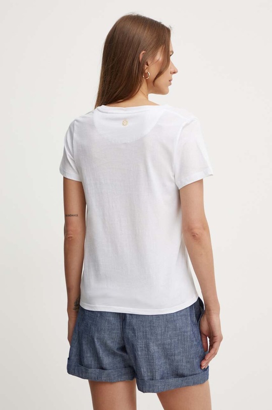 Oblečenie Bavlnené tričko Pepe Jeans ESHA PL505885 biela