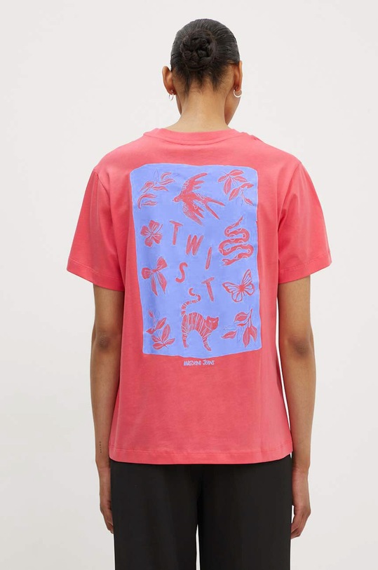 Oblečení Bavlněné tričko Moschino Jeans 0705.8237 růžová