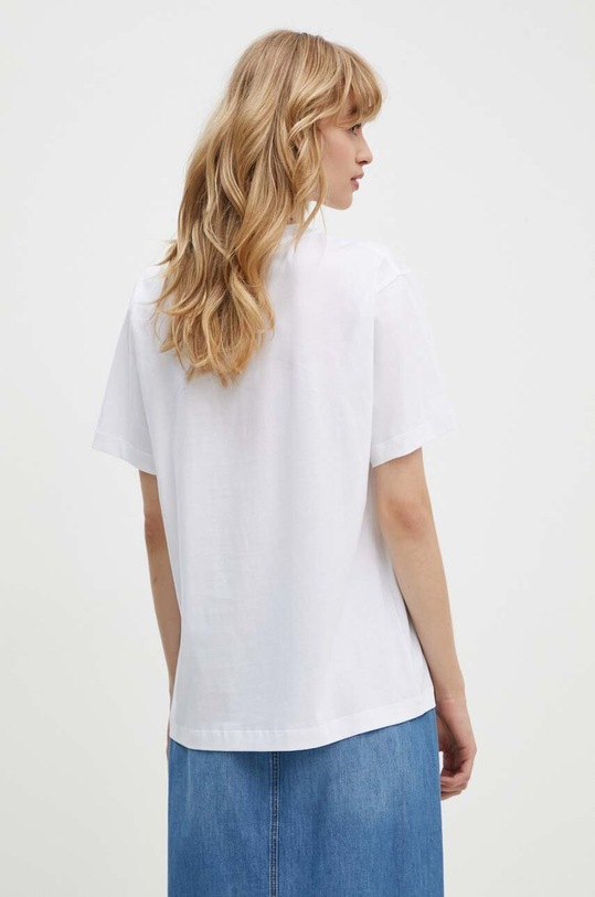 Îmbrăcăminte Moschino Jeans tricou din bumbac 0708.8237 alb