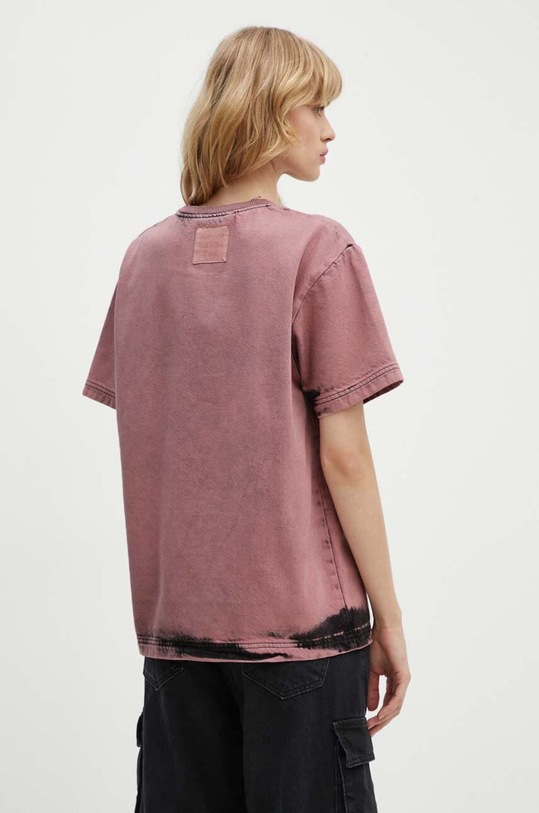 Oblečenie Džínsové tričko Moschino Jeans 0212.8222 ružová