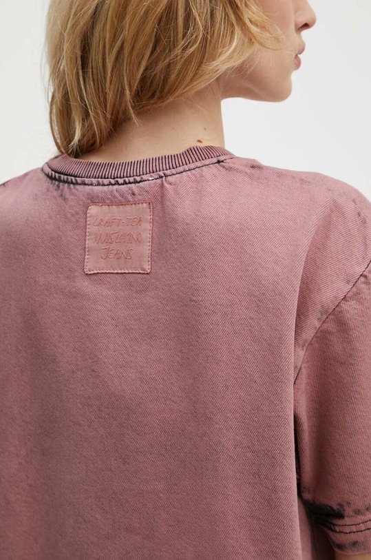 Džínsové tričko Moschino Jeans 0212.8222 ružová