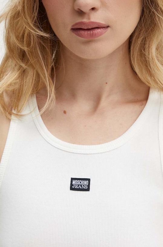Moschino Jeans top din bumbac 0807.8236 bej