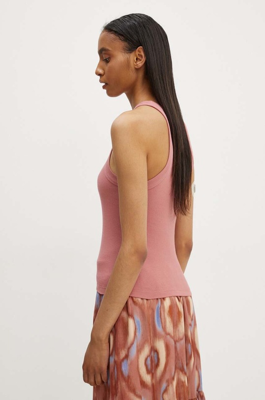 Oblečení Bavlněný top BA&SH 1H24CYND růžová