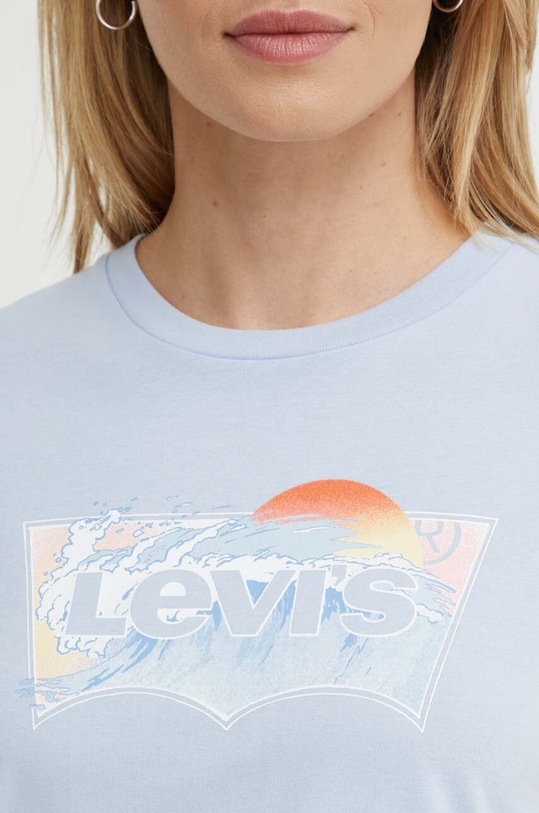 Levi's tricou din bumbac albastru 17369.2748