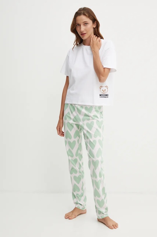 Μπλουζάκι lounge Moschino Underwear A0701.4406 λευκό AW24