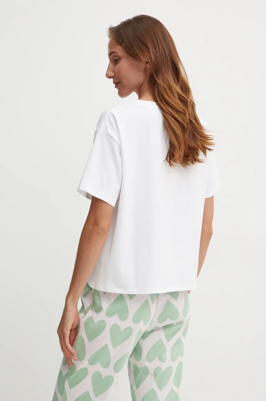 Ρούχα Μπλουζάκι lounge Moschino Underwear A0701.4406 λευκό