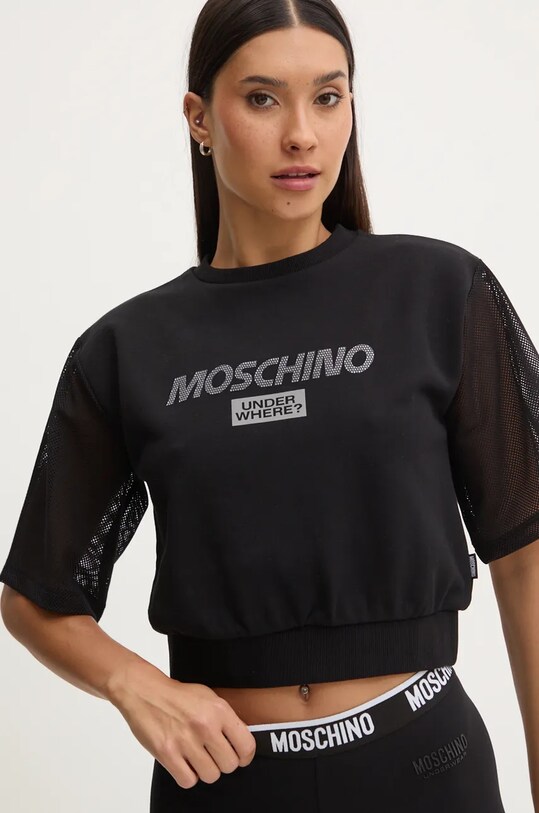 Одежда Футболка лаунж Moschino Underwear A1708.4420 чёрный