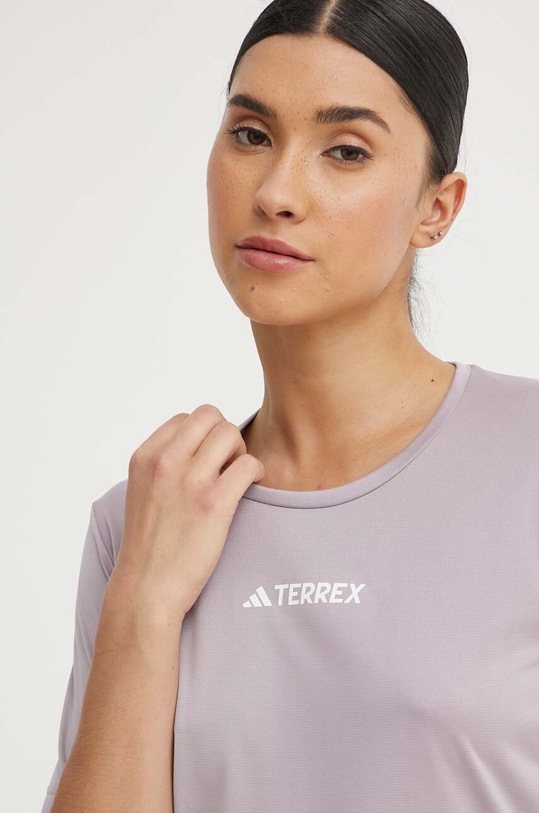 adidas TERREX t-shirt sportowy Multi różowy IS0691