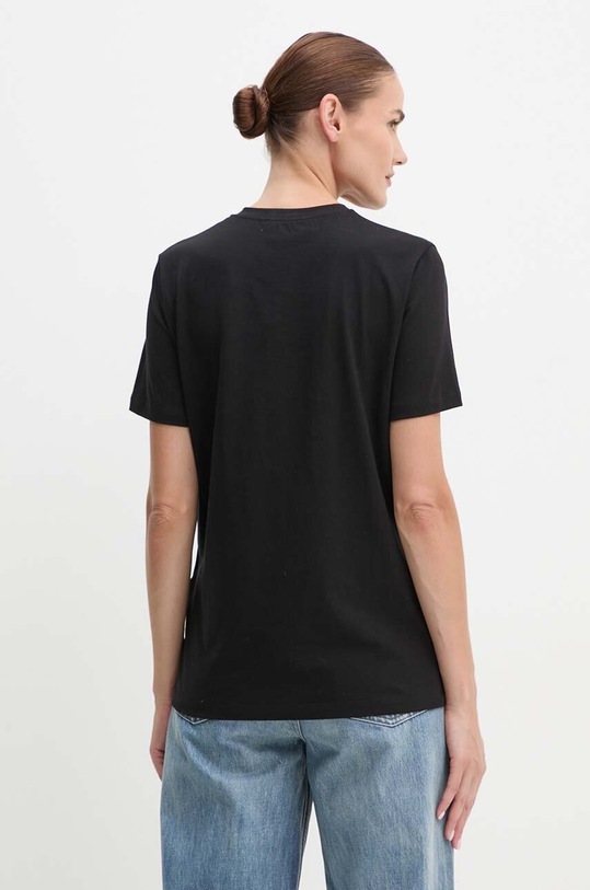 Odjeća Pamučna majica Elisabetta Franchi MA00346E2 crna