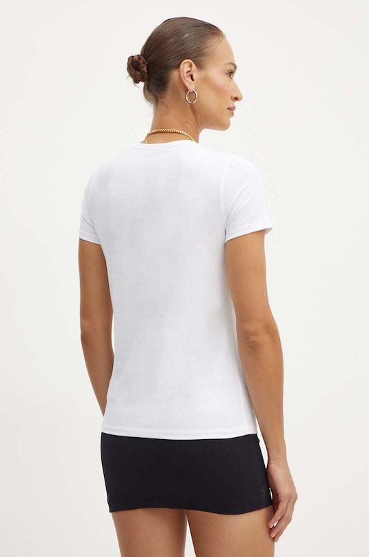 Oblečení Bavlněné tričko Elisabetta Franchi MA00946E2 bílá