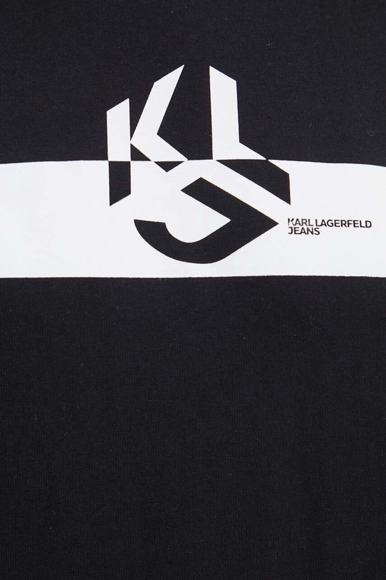 Karl Lagerfeld Jeans t-shirt bawełniany 245J1700 czarny