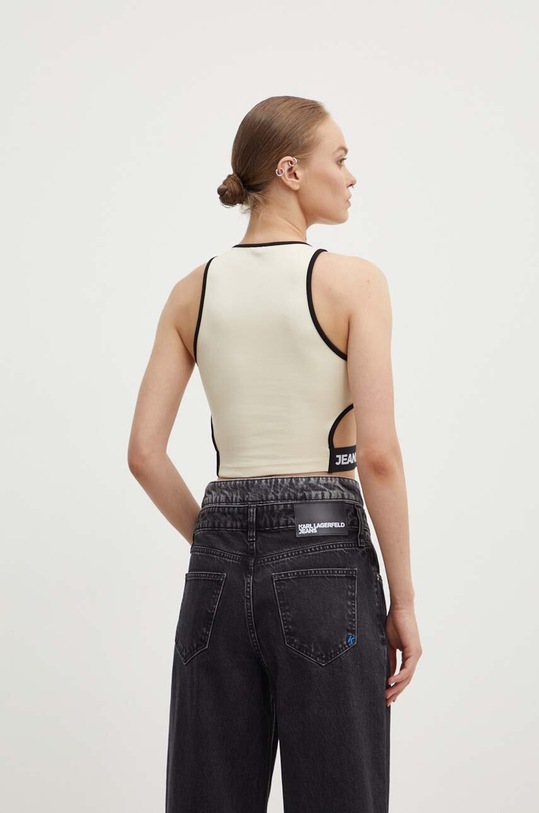 Одяг Топ Karl Lagerfeld Jeans 245J1703 бежевий