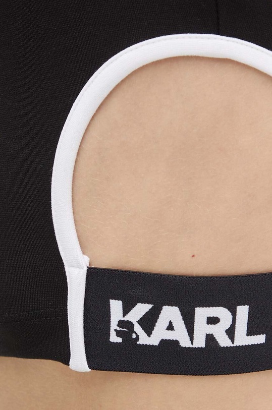 Топ Karl Lagerfeld Jeans чорний 245J1703