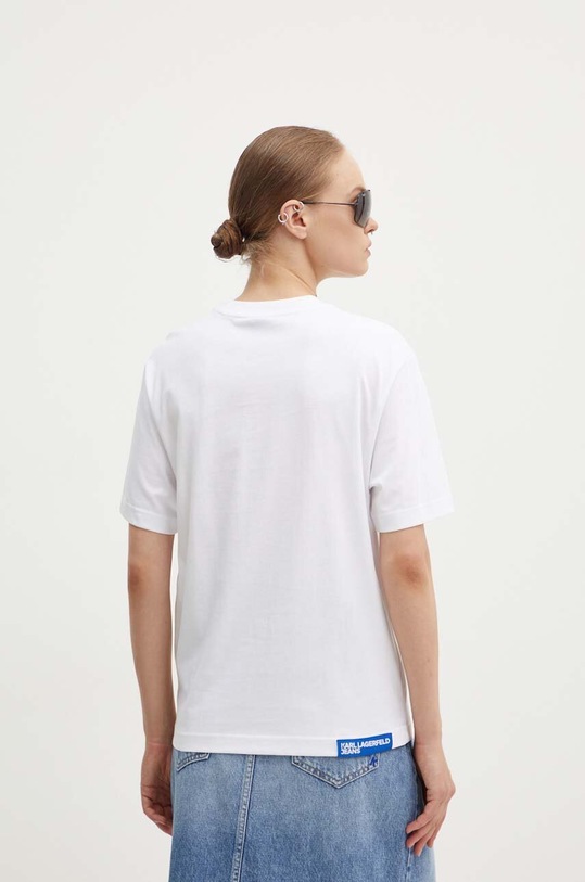 Odzież Karl Lagerfeld Jeans t-shirt bawełniany 245J1711 biały