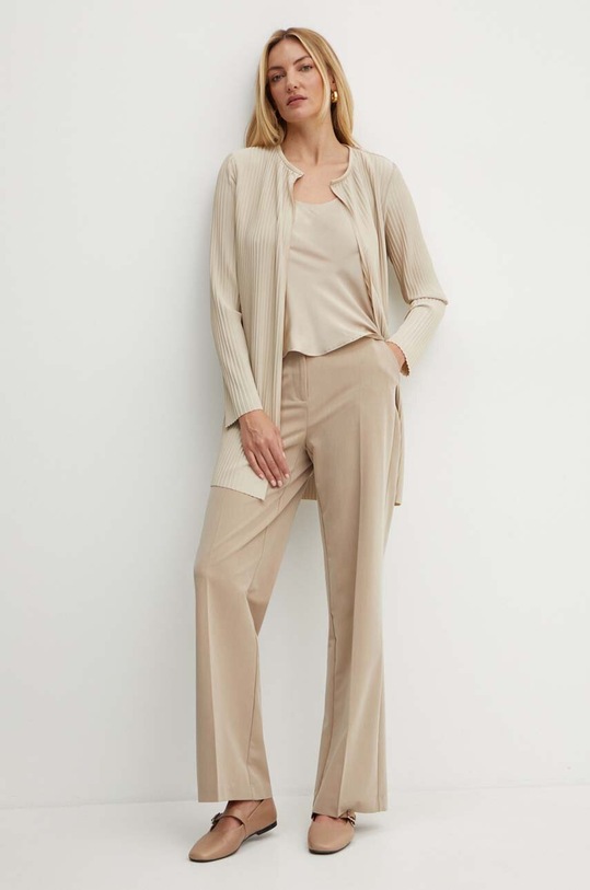 MAX&Co. top de mătase 2426166041200 bej AW24