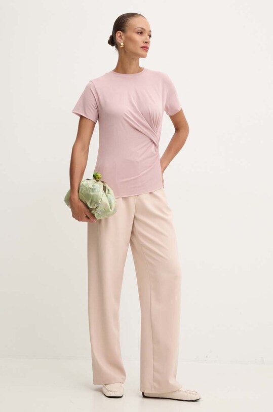 Bavlnené tričko MAX&Co. 2426946051200 ružová AW24