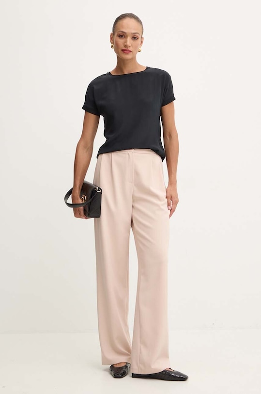 MAX&Co. maglietta con aggiunta di seta 2428946034200 nero AW24