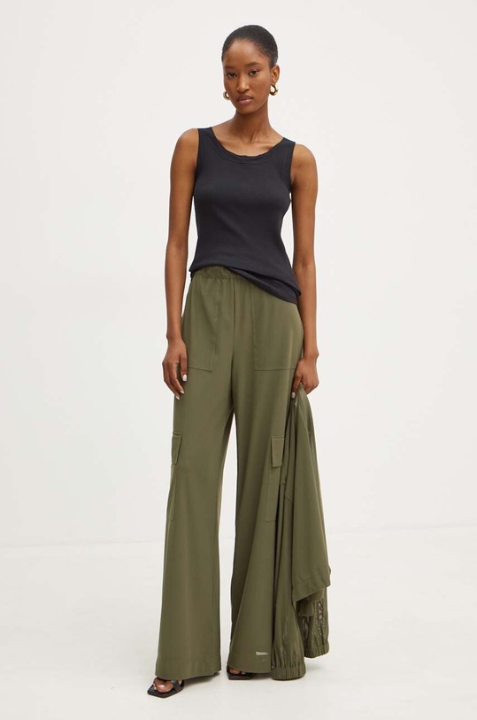 Bavlněný top MAX&Co. 2428946044200 černá SS25
