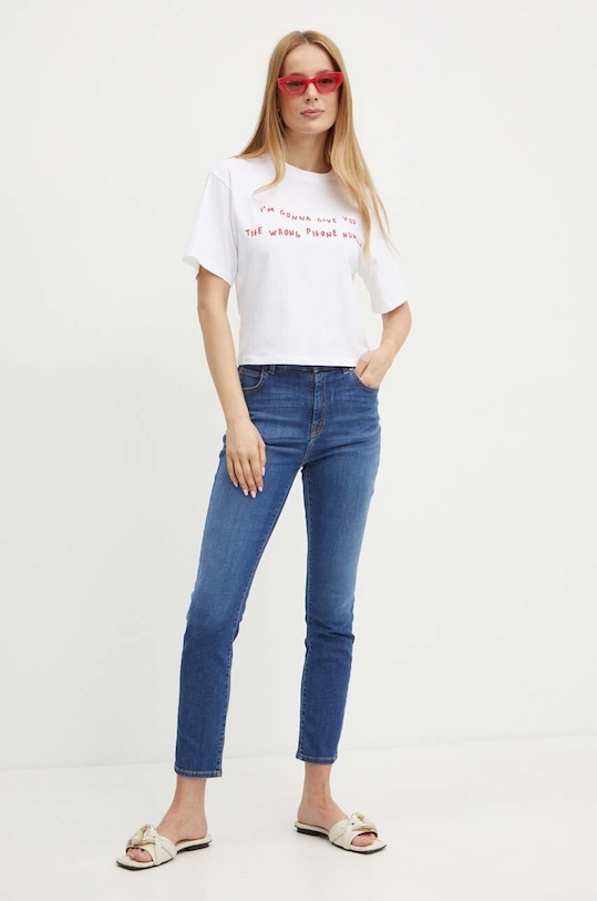 Tričko MAX&Co. x Pietro Terzini 2428976021200 bílá AW24