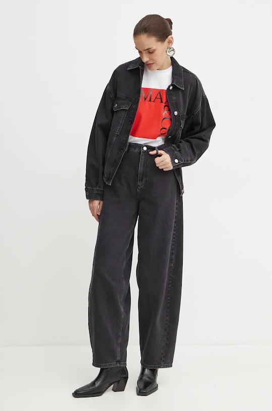 Хлопковая футболка MAX&Co. 2428976024200 белый AW24