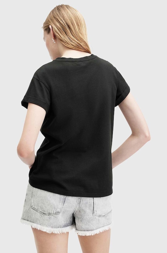 Oblečení Bavlněné tričko AllSaints TOUR ANNA W071JA černá