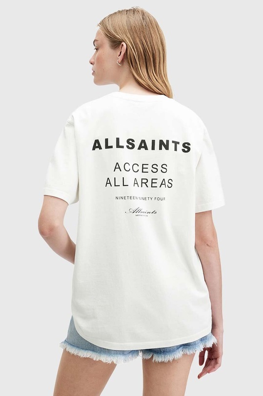 AllSaints t-shirt bawełniany TOUR BF biały W075JA