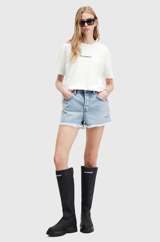 AllSaints t-shirt bawełniany TOUR BF W075JA biały