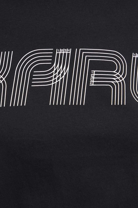 Karl Lagerfeld t-shirt bawełniany 245W1707 czarny