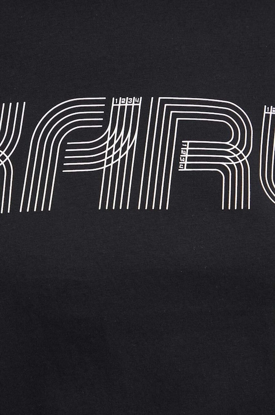 Karl Lagerfeld t-shirt bawełniany 245W1707 czarny