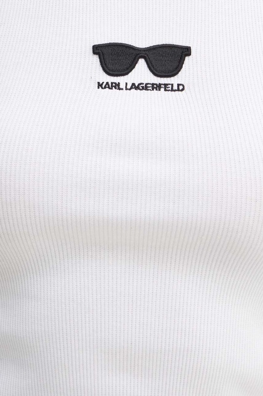 Top Karl Lagerfeld 245W1719 λευκό