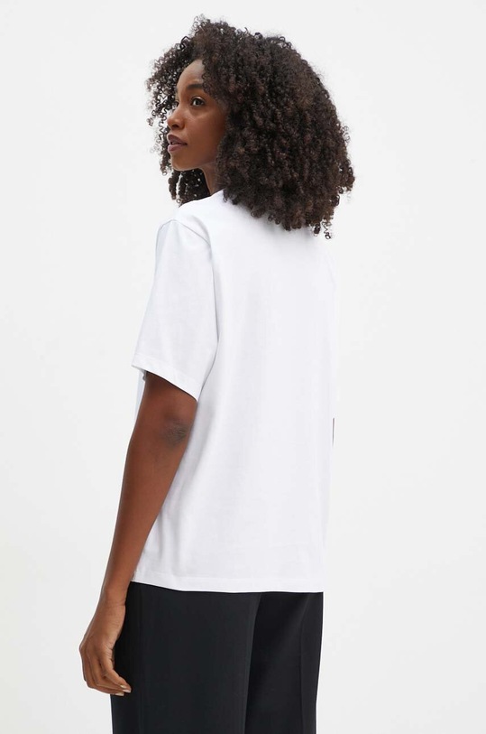 Odzież Victoria Beckham t-shirt bawełniany 1324JTS005886A biały